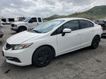 2014 Honda Civic Lx White vin: 19XFB2F56EE249808