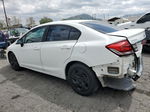 2014 Honda Civic Lx White vin: 19XFB2F56EE249808