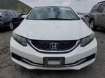 2014 Honda Civic Lx White vin: 19XFB2F56EE249808