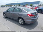 2014 Honda Civic Lx Gray vin: 19XFB2F56EE270609