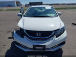 2015 Honda Civic Lx White vin: 19XFB2F56FE012639