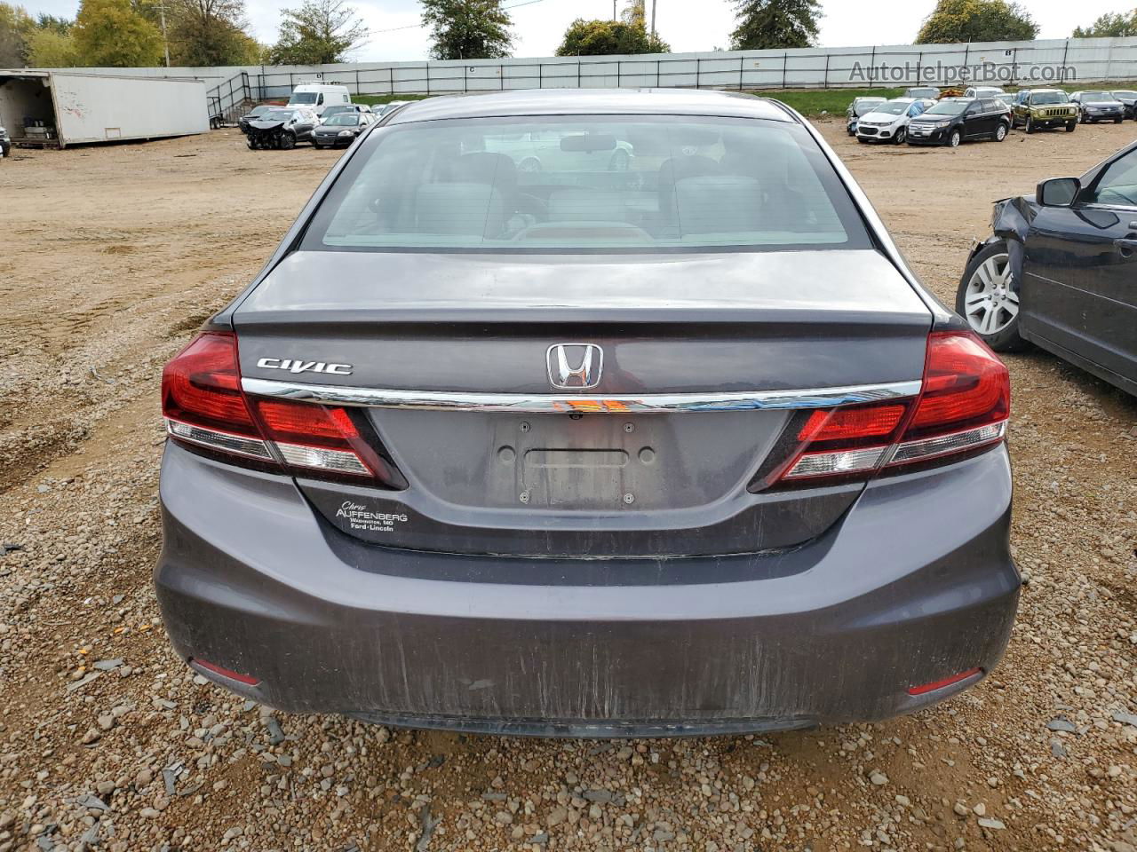 2015 Honda Civic Lx Gray vin: 19XFB2F56FE045057