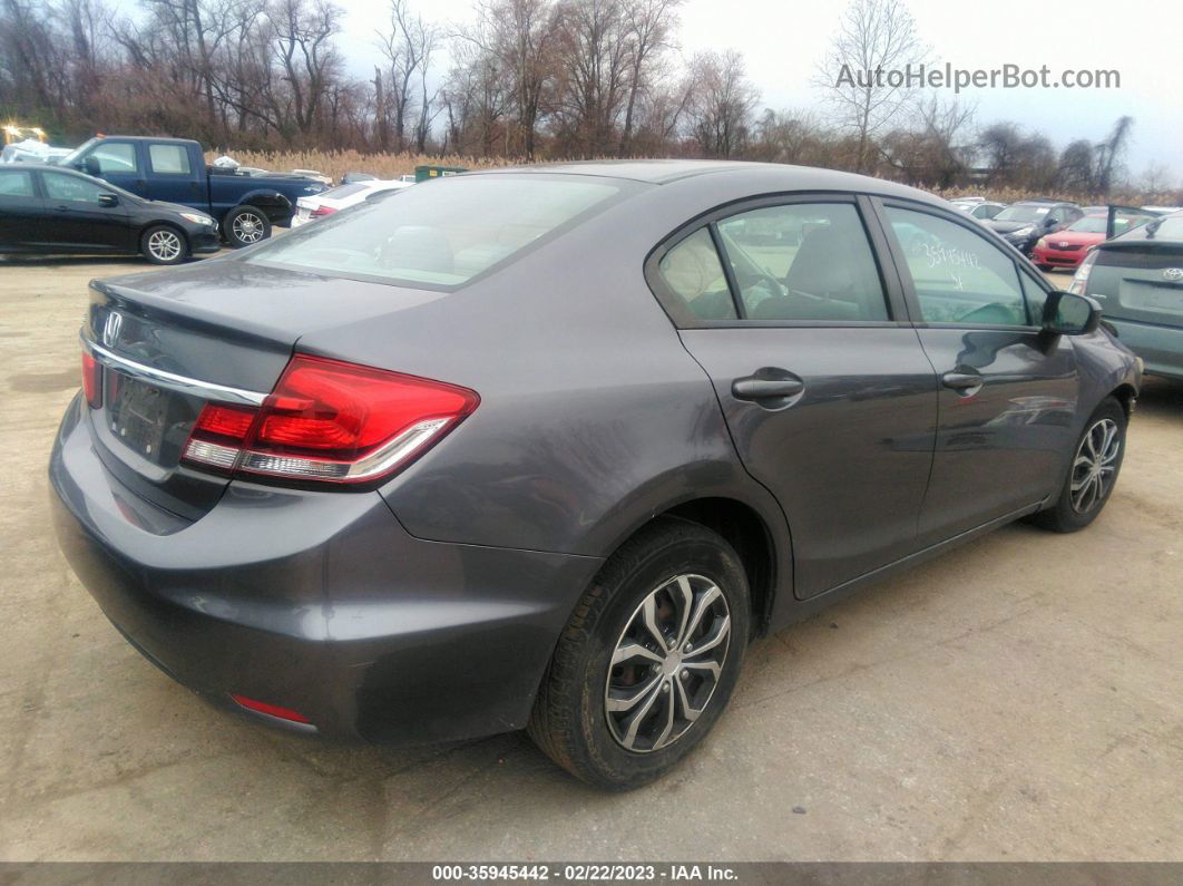 2015 Honda Civic Lx Gray vin: 19XFB2F56FE046239