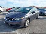 2015 Honda Civic Lx Gray vin: 19XFB2F56FE046354