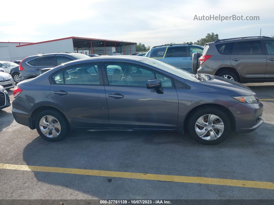 2015 Honda Civic Lx Gray vin: 19XFB2F56FE046354