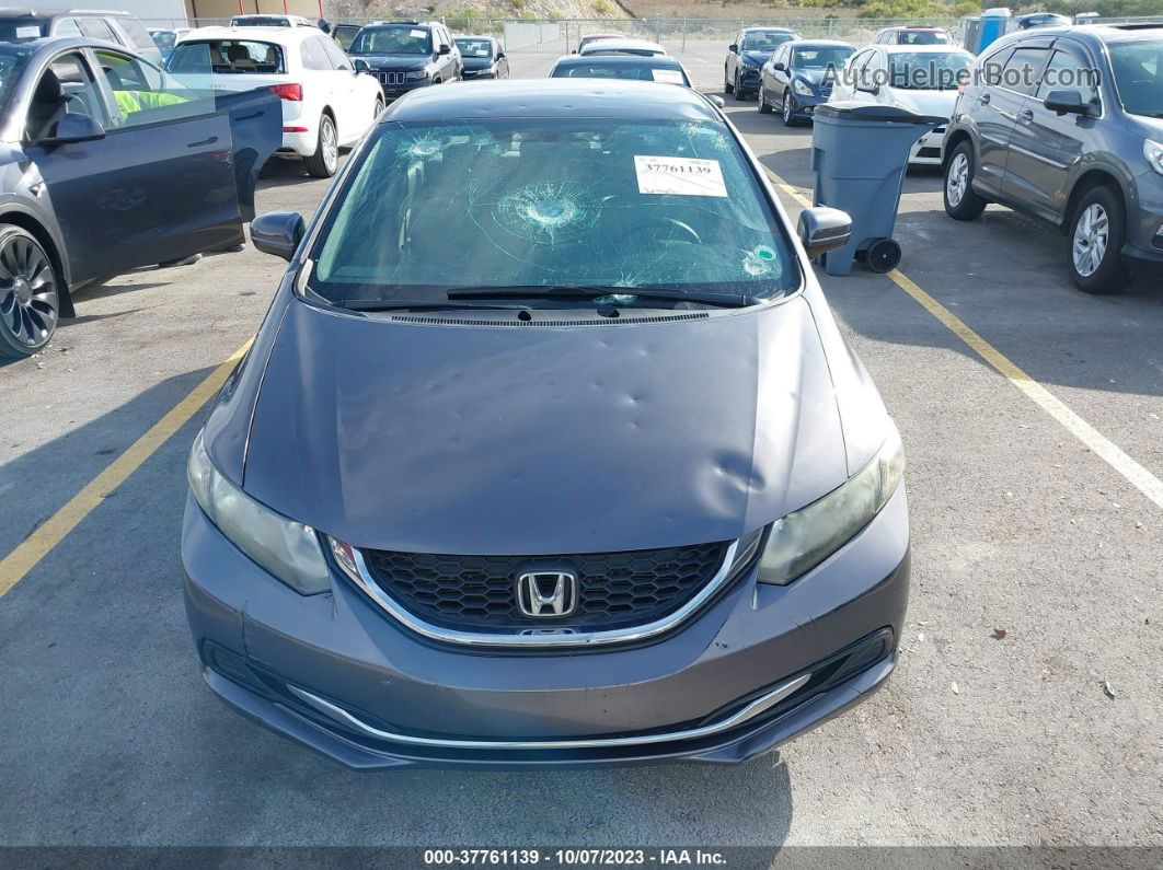 2015 Honda Civic Lx Gray vin: 19XFB2F56FE046354