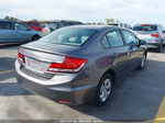 2015 Honda Civic Lx Gray vin: 19XFB2F56FE046354