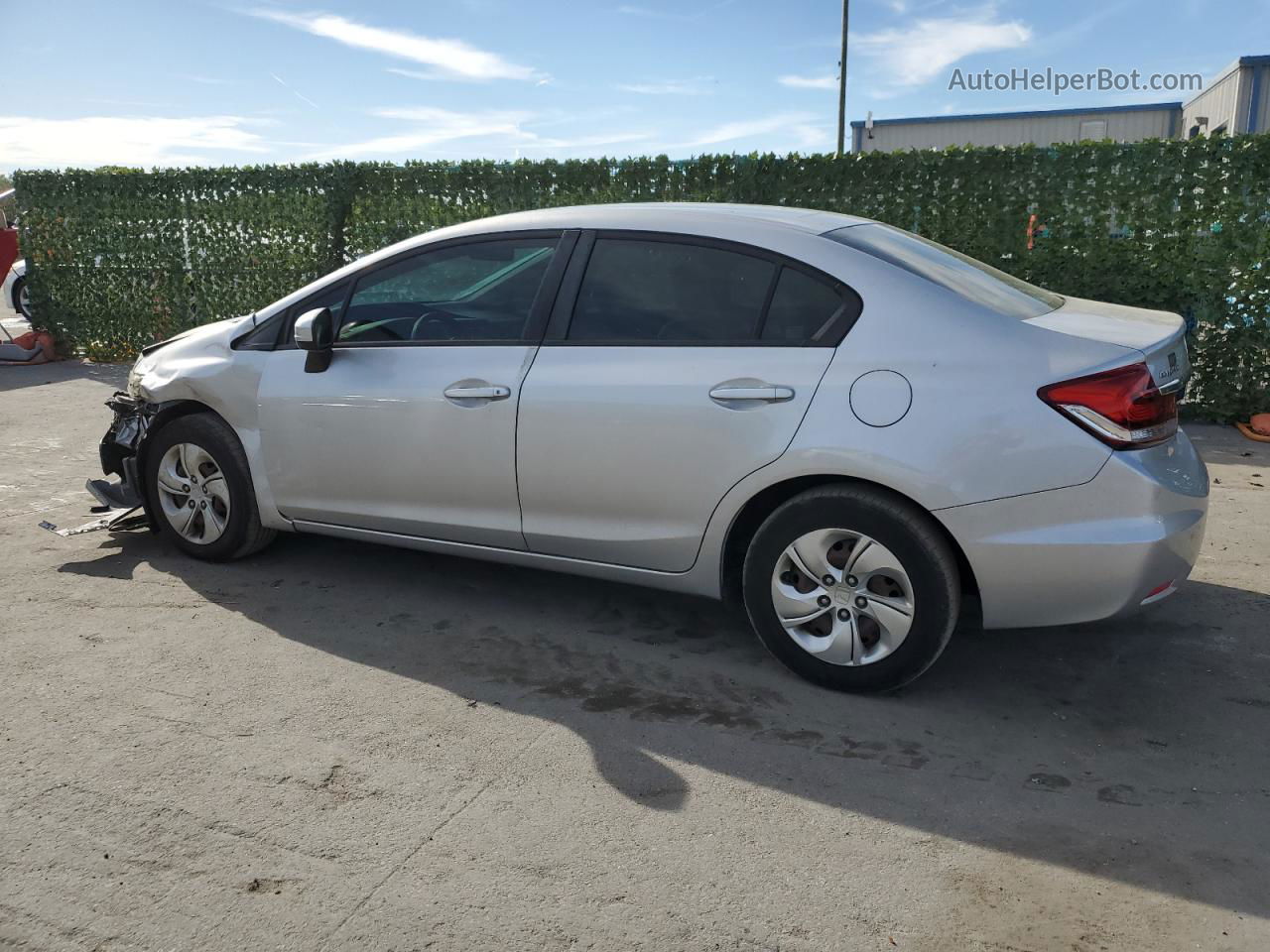 2015 Honda Civic Lx Серебряный vin: 19XFB2F56FE106309