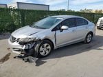 2015 Honda Civic Lx Серебряный vin: 19XFB2F56FE106309