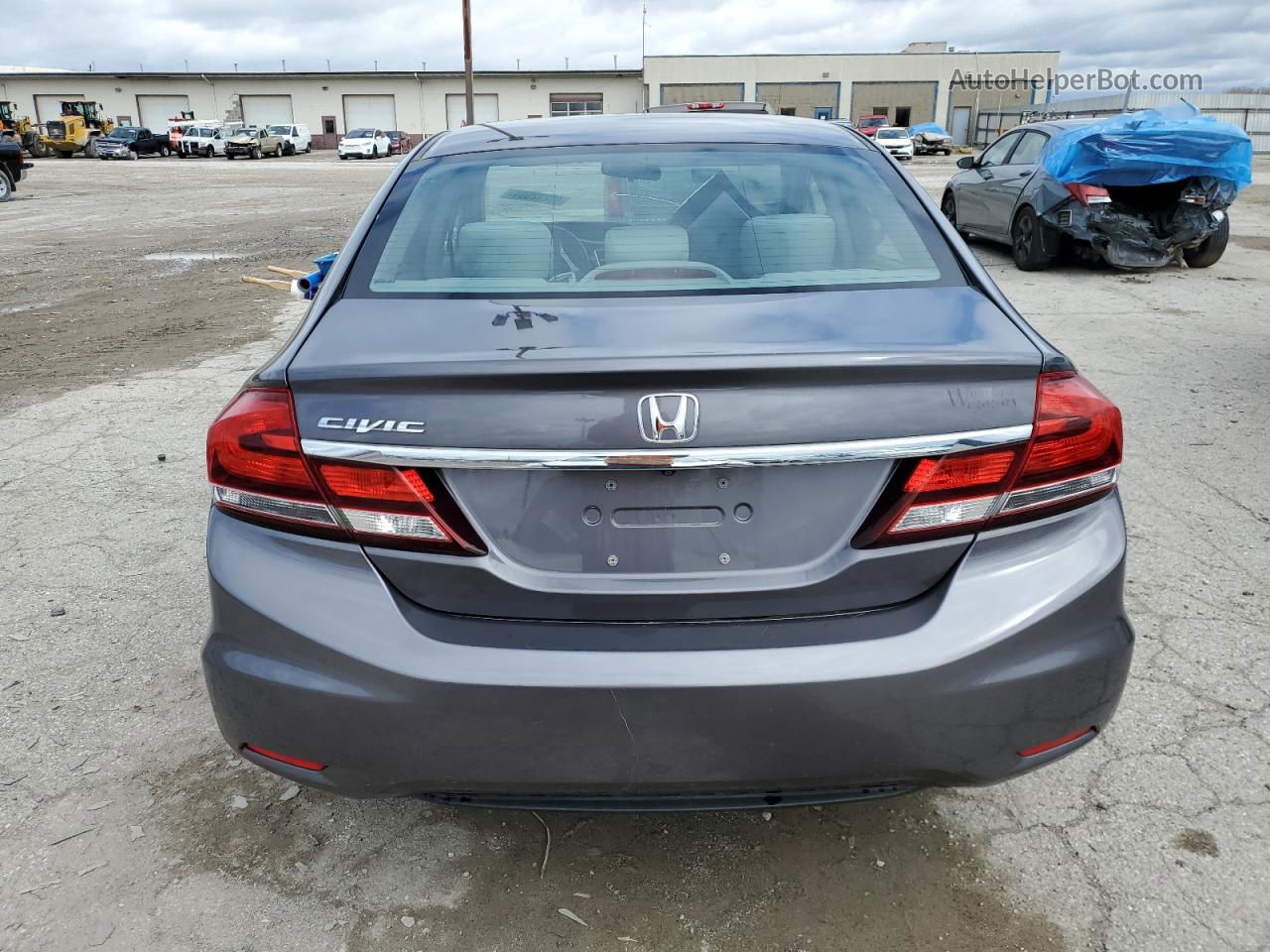 2015 Honda Civic Lx Серый vin: 19XFB2F56FE116712