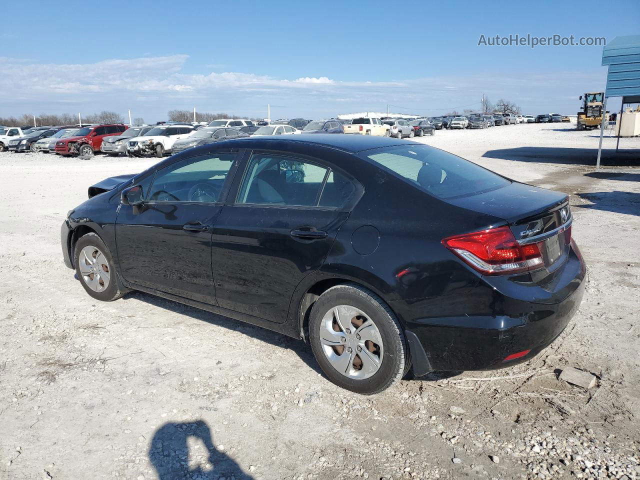 2015 Honda Civic Lx Black vin: 19XFB2F56FE118847