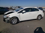 2015 Honda Civic Lx White vin: 19XFB2F56FE259868