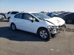 2015 Honda Civic Lx White vin: 19XFB2F56FE259868