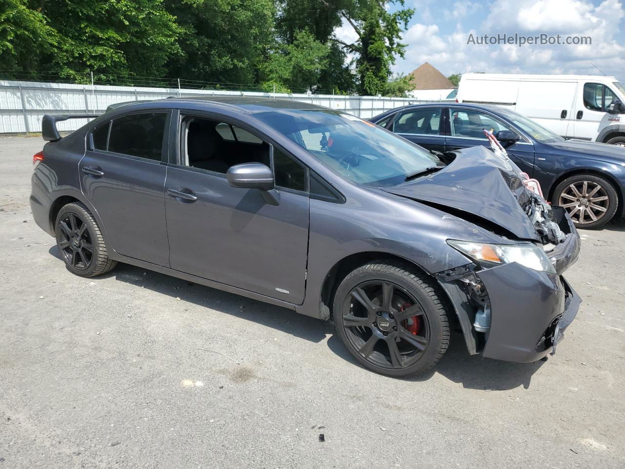 2015 Honda Civic Lx Charcoal vin: 19XFB2F56FE286973