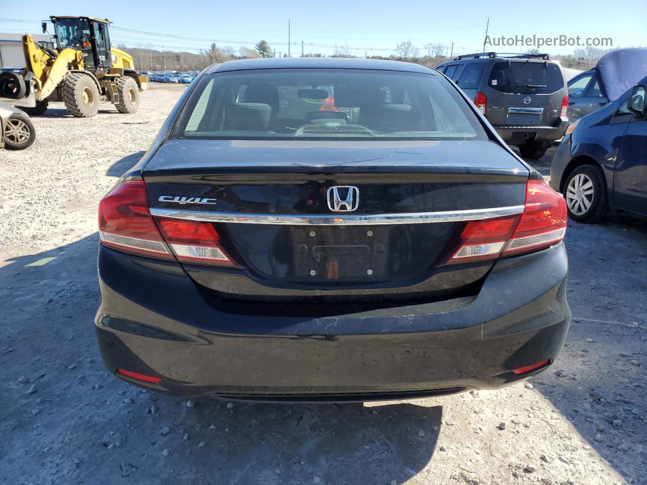 2015 Honda Civic Lx Черный vin: 19XFB2F56FE702651