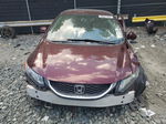 2015 Honda Civic Lx Burgundy vin: 19XFB2F56FE706554