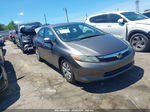 2012 Honda Civic Lx Gray vin: 19XFB2F57CE030725