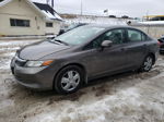 2012 Honda Civic Lx Gray vin: 19XFB2F57CE049193