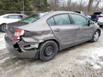 2012 Honda Civic Lx Gray vin: 19XFB2F57CE049193