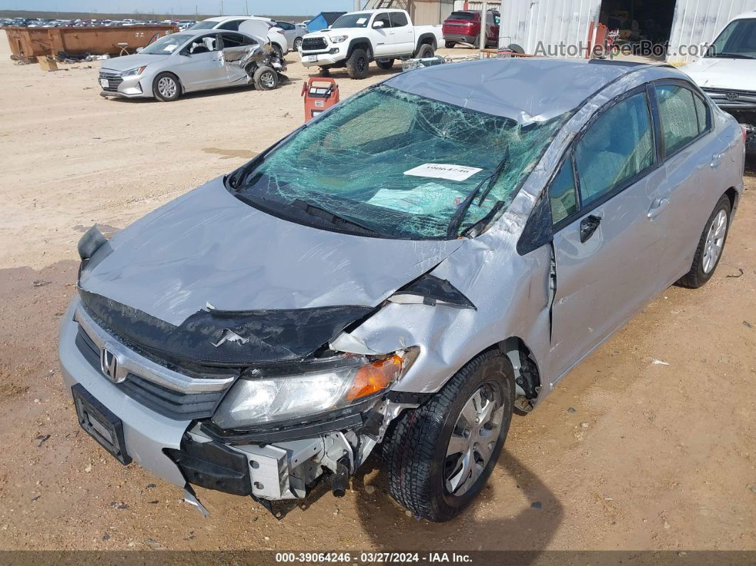 2012 Honda Civic Lx Silver vin: 19XFB2F57CE098359