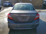 2012 Honda Civic Lx Gray vin: 19XFB2F57CE322570