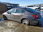 2012 Honda Civic Lx Gray vin: 19XFB2F57CE322570