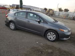 2012 Honda Civic Lx Gray vin: 19XFB2F57CE367573