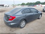 2012 Honda Civic Lx Gray vin: 19XFB2F57CE377522