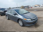 2012 Honda Civic Lx Gray vin: 19XFB2F57CE377522