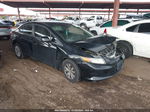 2012 Honda Civic Lx Black vin: 19XFB2F57CE385460