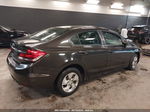 2013 Honda Civic Lx Brown vin: 19XFB2F57DE003395