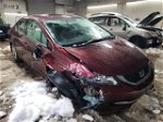 2013 Honda Civic Lx Burgundy vin: 19XFB2F57DE045324