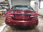 2013 Honda Civic Lx Burgundy vin: 19XFB2F57DE045324