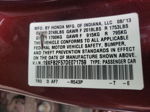 2013 Honda Civic Lx Maroon vin: 19XFB2F57DE071759