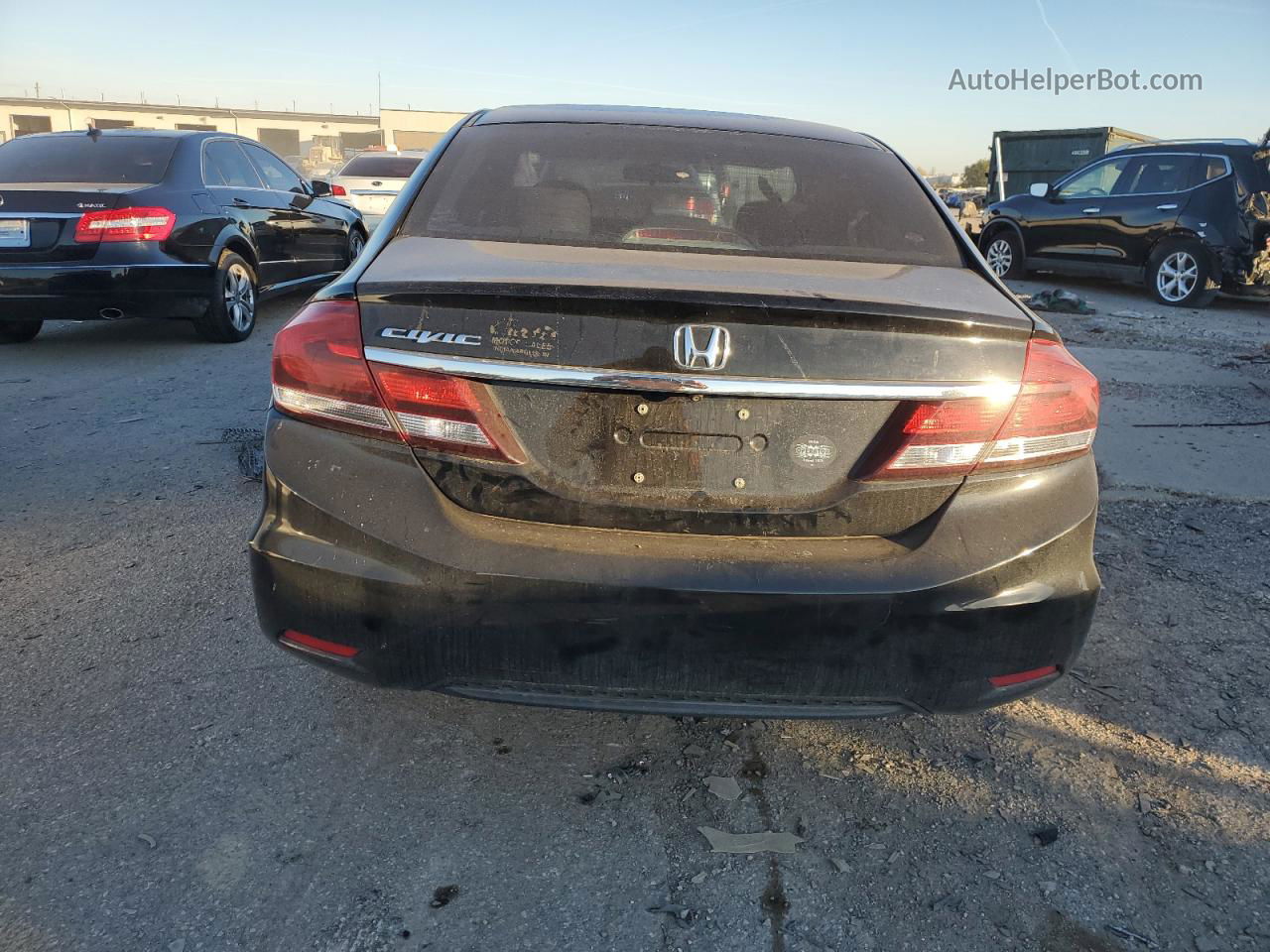 2013 Honda Civic Lx Черный vin: 19XFB2F57DE075990