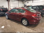 2013 Honda Civic Lx Red vin: 19XFB2F57DE095513