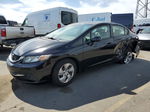 2013 Honda Civic Lx Black vin: 19XFB2F57DE263831