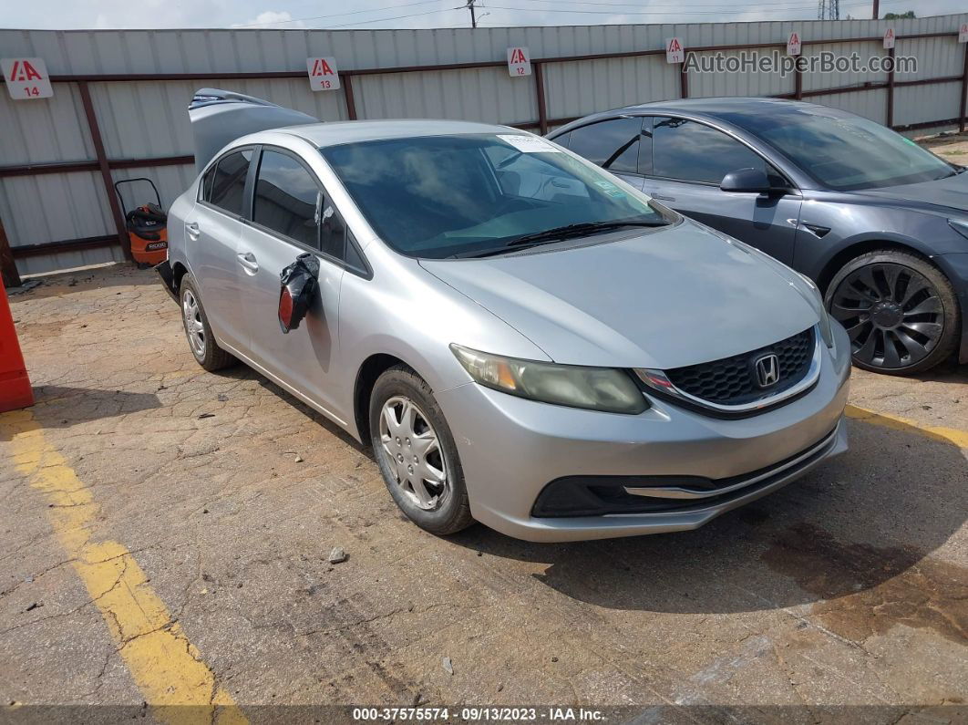 2014 Honda Civic Lx Silver vin: 19XFB2F57EE028802