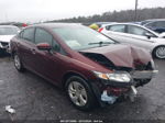 2014 Honda Civic Lx Бордовый vin: 19XFB2F57EE038035