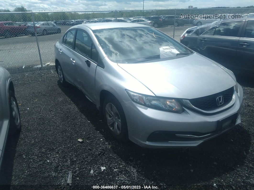 2014 Honda Civic Sedan Lx Silver vin: 19XFB2F57EE214288