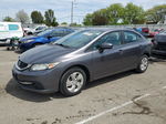 2014 Honda Civic Lx Gray vin: 19XFB2F57EE253155