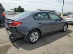 2014 Honda Civic Lx Gray vin: 19XFB2F57EE253155