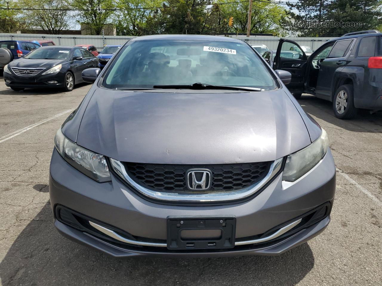 2014 Honda Civic Lx Серый vin: 19XFB2F57EE253155