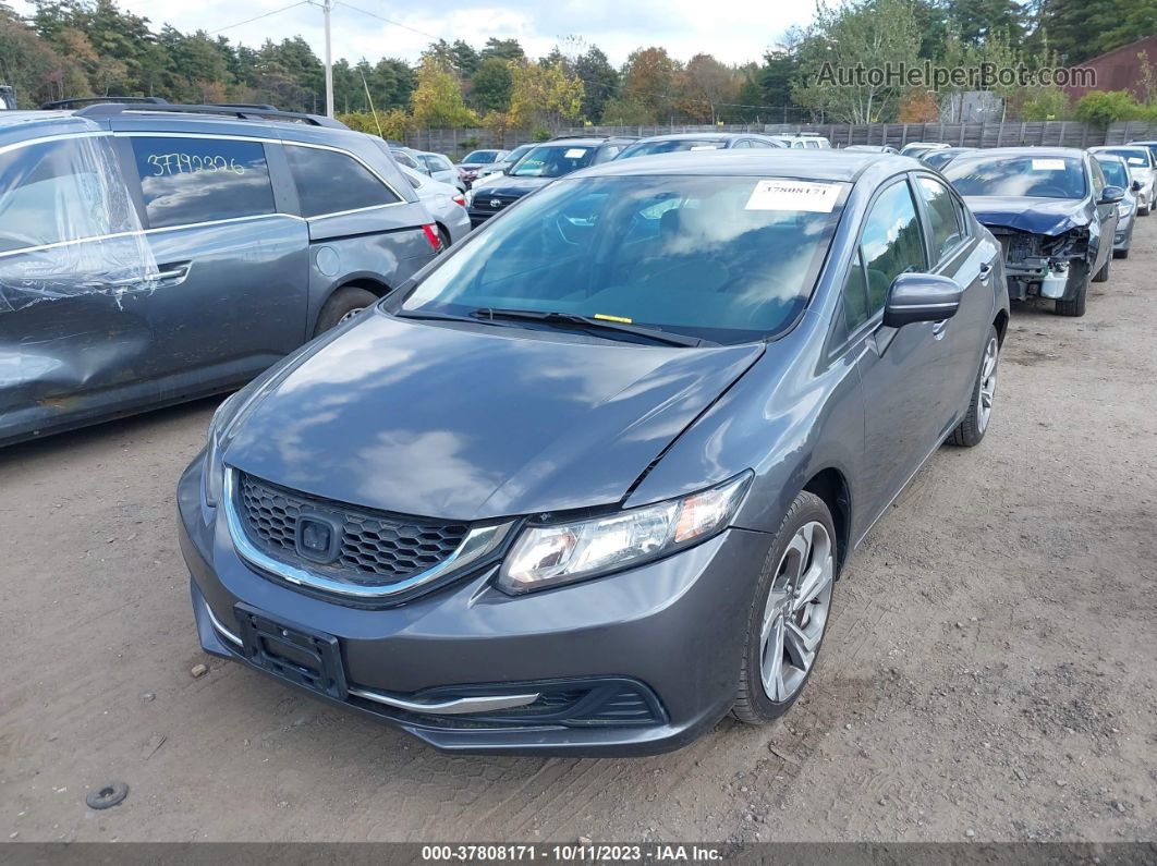 2014 Honda Civic Sedan Lx Gray vin: 19XFB2F57EE257044