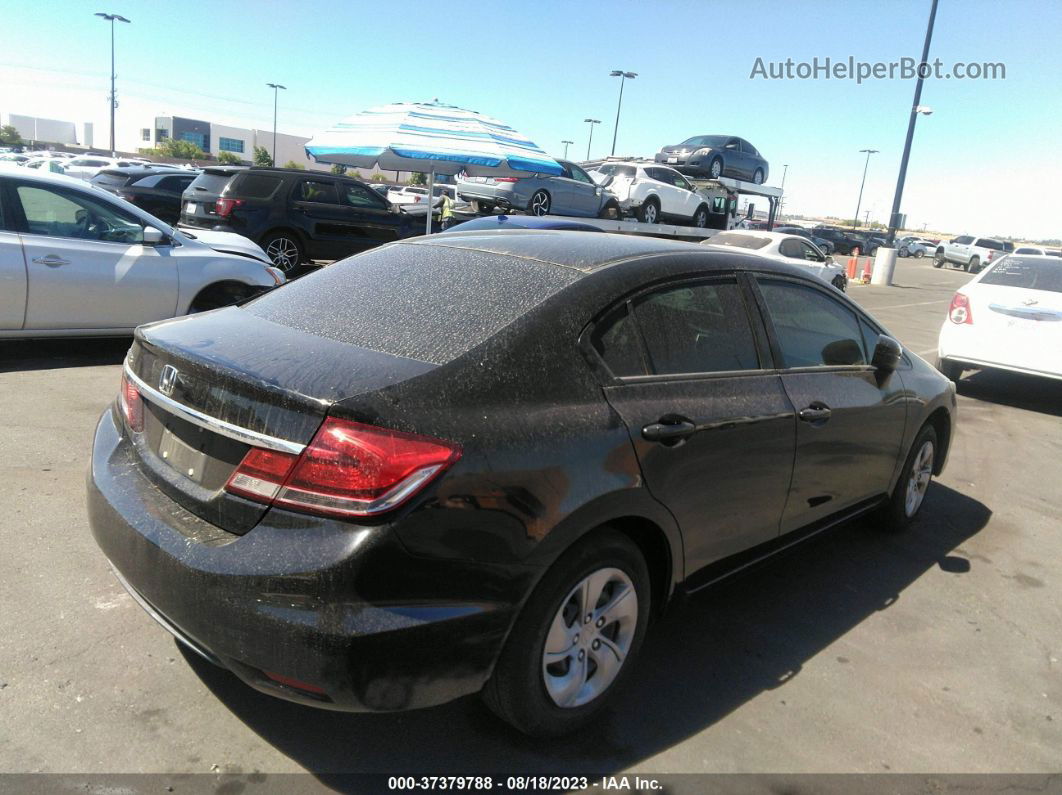 2014 Honda Civic Sedan Lx Black vin: 19XFB2F57EE260476