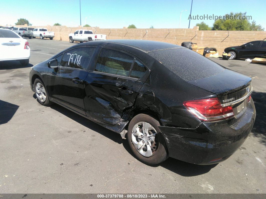 2014 Honda Civic Sedan Lx Black vin: 19XFB2F57EE260476