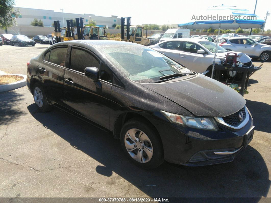 2014 Honda Civic Sedan Lx Black vin: 19XFB2F57EE260476