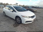 2015 Honda Civic Lx White vin: 19XFB2F57FE063602