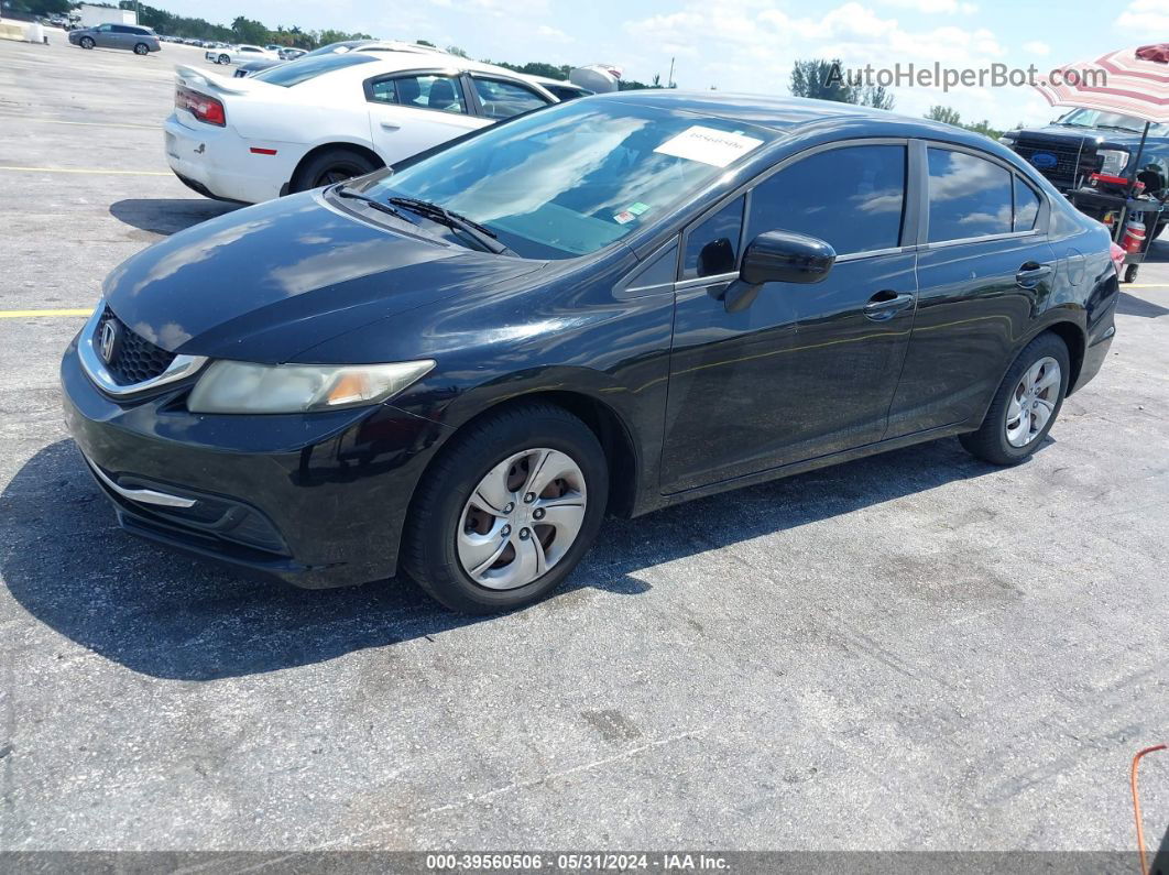 2015 Honda Civic Lx Black vin: 19XFB2F57FE067939