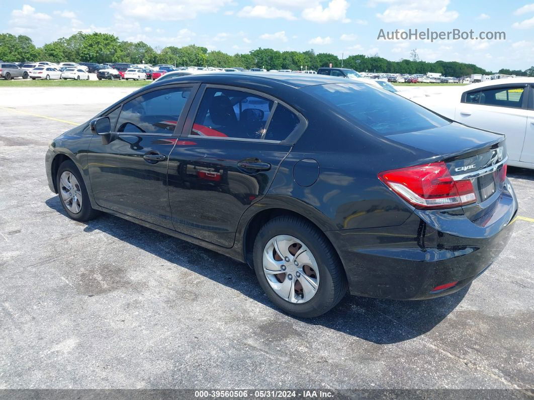 2015 Honda Civic Lx Black vin: 19XFB2F57FE067939